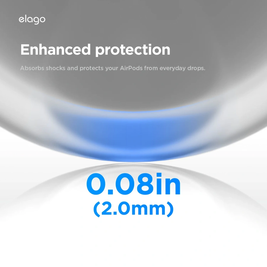 Чехол Elago AW5 Hang Case for Airpods Pro 3rd Gen - Grey (EAPP3AW5-HANG-LGY)
