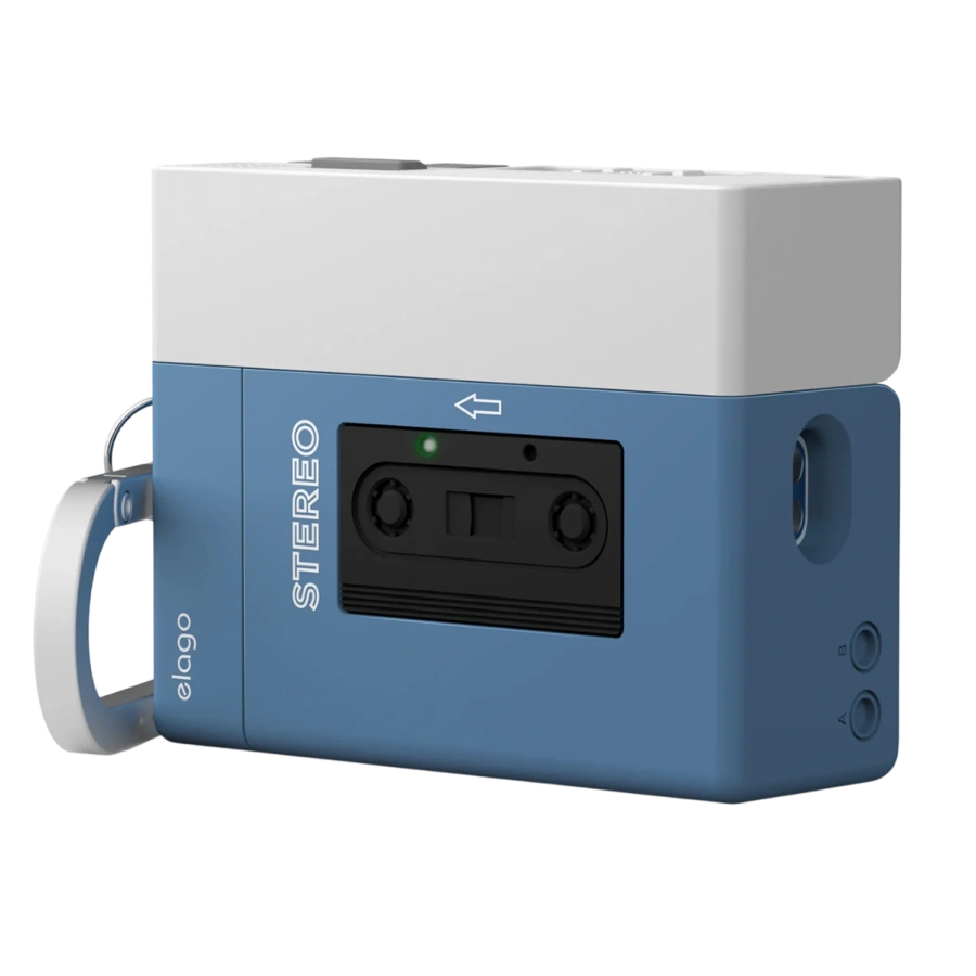 Чехол Elago Cassette Player Hang Case for AirPods Pro 3rd Gen - Blue (EAPP3CST-HANG-BL)