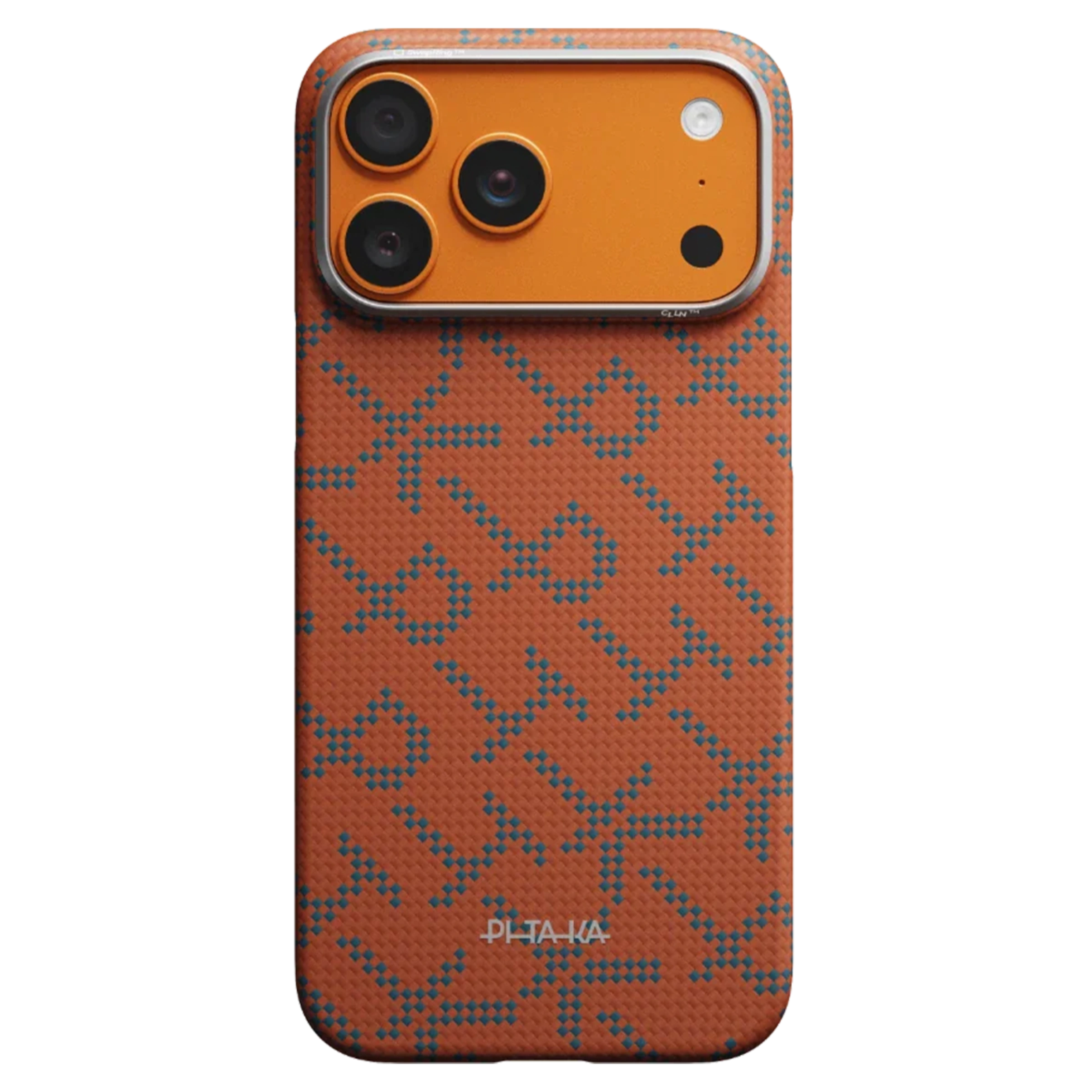 Чохол Pitaka Edge Case with PitaTap for iPhone 17 Pro - Blue Orange [PITAKA Leaping]
