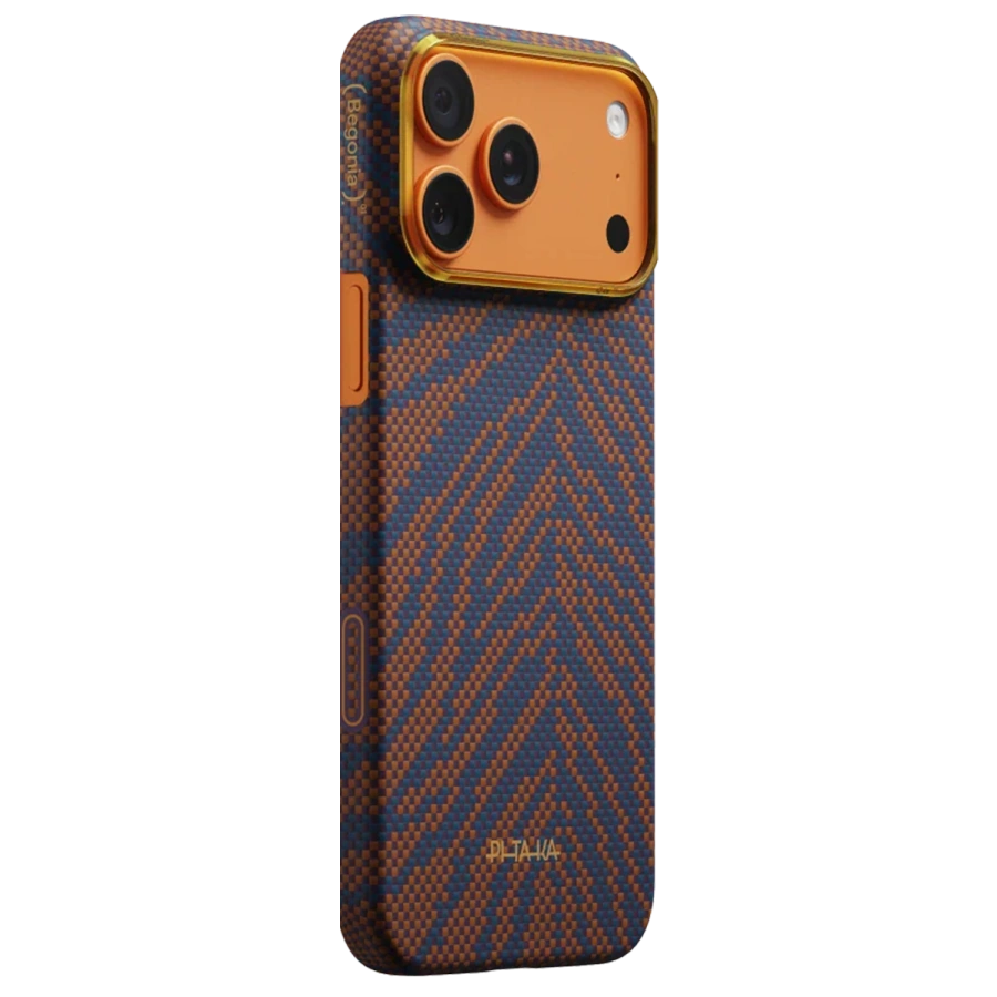 Чохол Pitaka Edge Case with PitaTap for iPhone 17 Pro - Burning Orange