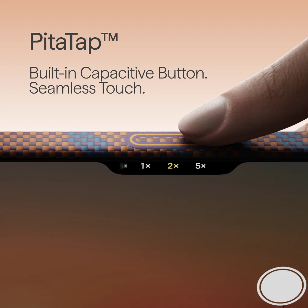 Чохол Pitaka Edge Case with PitaTap for iPhone 17 Pro - Burning Orange