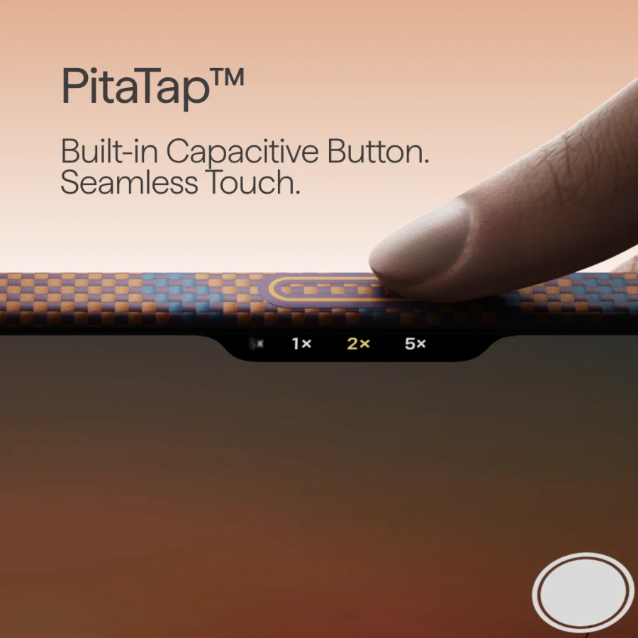 Чохол Pitaka Edge Case with PitaTap for iPhone 17 Pro - Burning Orange