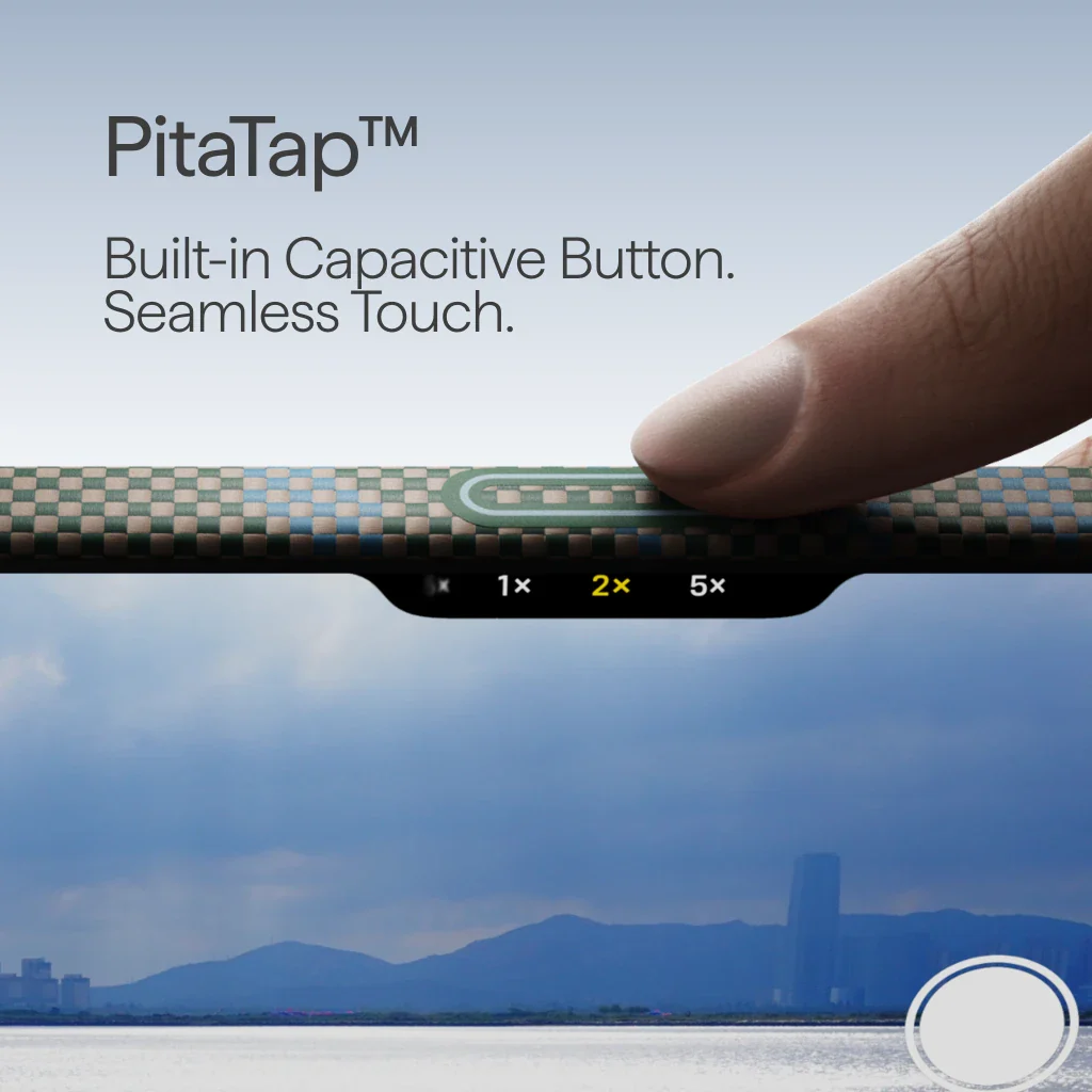Чохол Pitaka Edge Case with PitaTap for iPhone 17 Pro - Dive Green