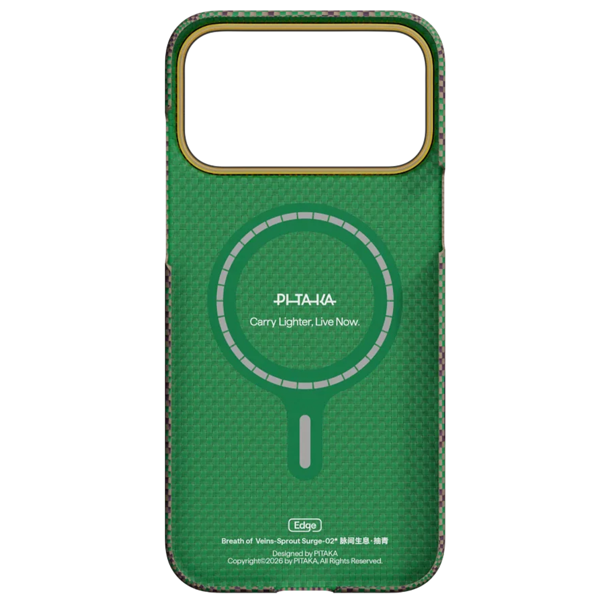 Чохол Pitaka Edge Case with PitaTap for iPhone 17 Pro Max - Sprout Surge