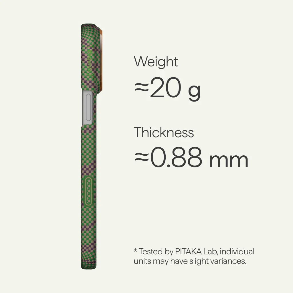 Чохол Pitaka Edge Case with PitaTap for iPhone 17 Pro Max - Sprout Surge