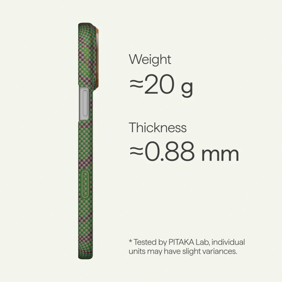 Чохол Pitaka Edge Case with PitaTap for iPhone 17 Pro Max - Sprout Surge