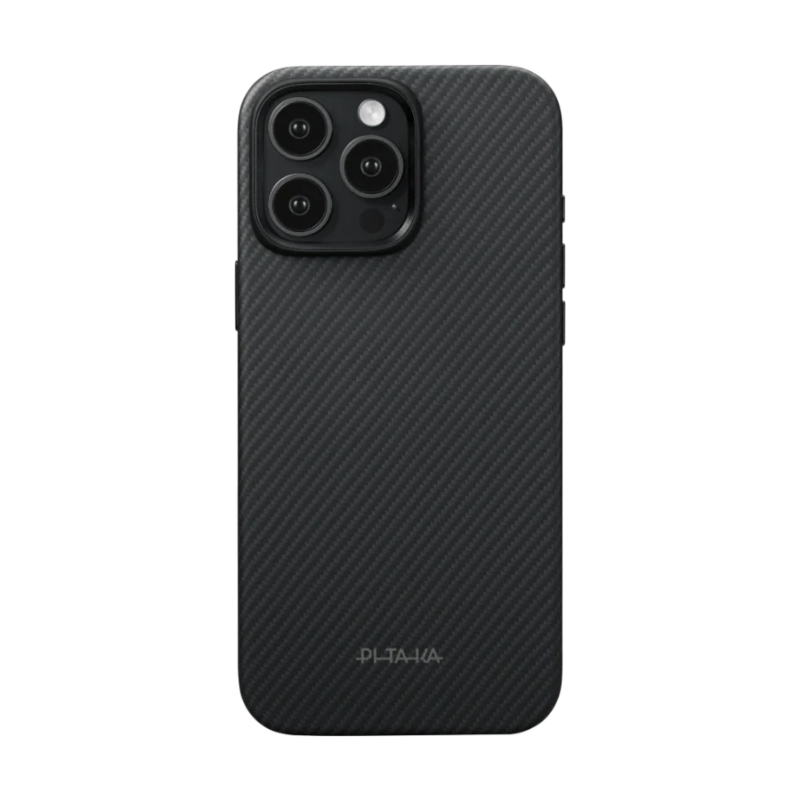 Чехол Pitaka Summa UltraGuard Case for iPhone 16 Pro Max - 600D Black/Grey [Twill] (KI1603PMPA)