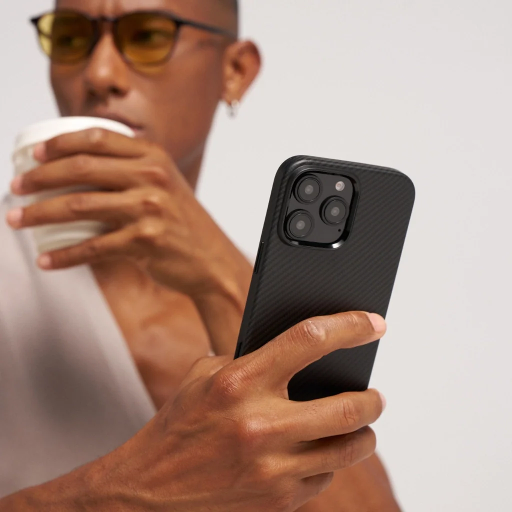 Чохол Pitaka Summa UltraGuard Case for iPhone 16 Pro Max - 600D Black/Grey [Twill] (KI1603PMPA)