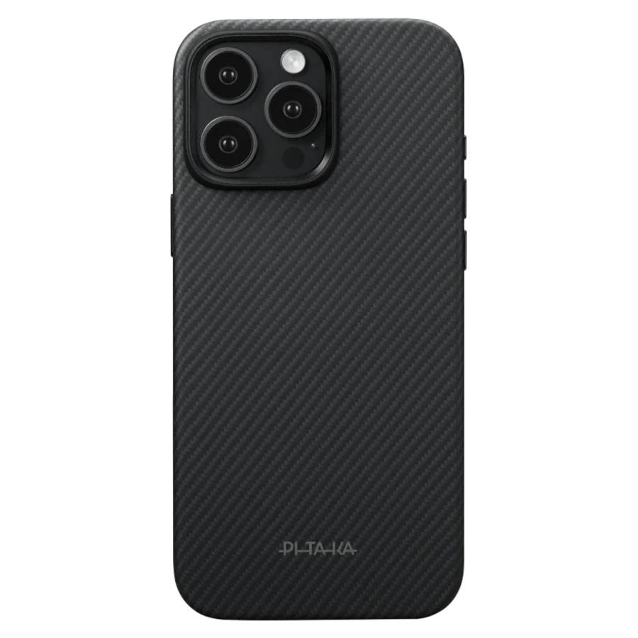 Чехол Pitaka Summa UltraGuard Case for iPhone 16 Pro Max - 600D Black/Grey [Twill] (KI1603PMPA)