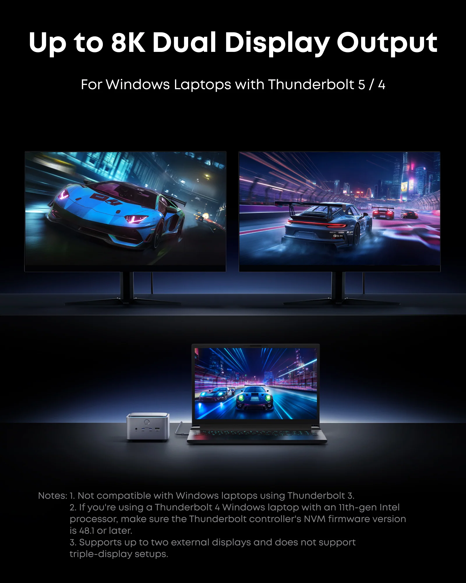 Док-станция Anker Prime TB5 Docking Station 14-in-1, 8K, Thunderbolt 5 (A83B53A1)