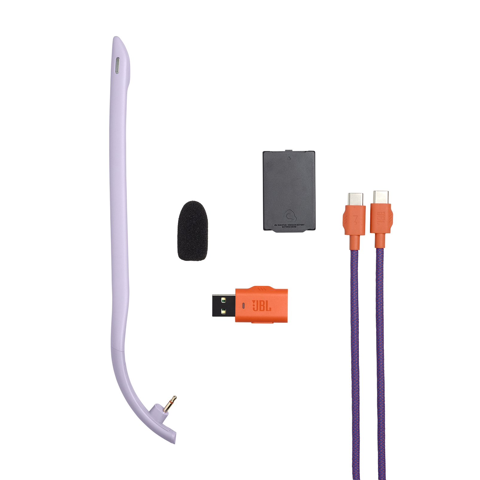 Беспроводные игровые наушники JBL Quantum 650 Wireless Over-ear Gaming Headset - Purple (JBLQTUM650PUR)