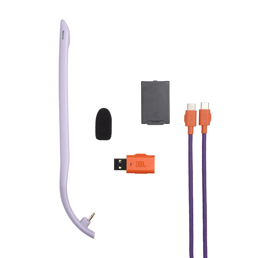 Ігрові бездротові навушники JBL Quantum 650 Wireless Over-ear Gaming Headset - Purple (JBLQTUM650PUR)