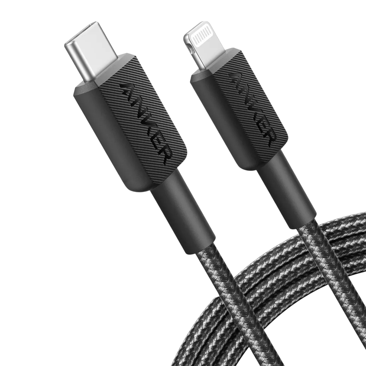 Кабель Anker 322 Type-С to Lightning Cable 1.8m - Black (A81B6G11)
