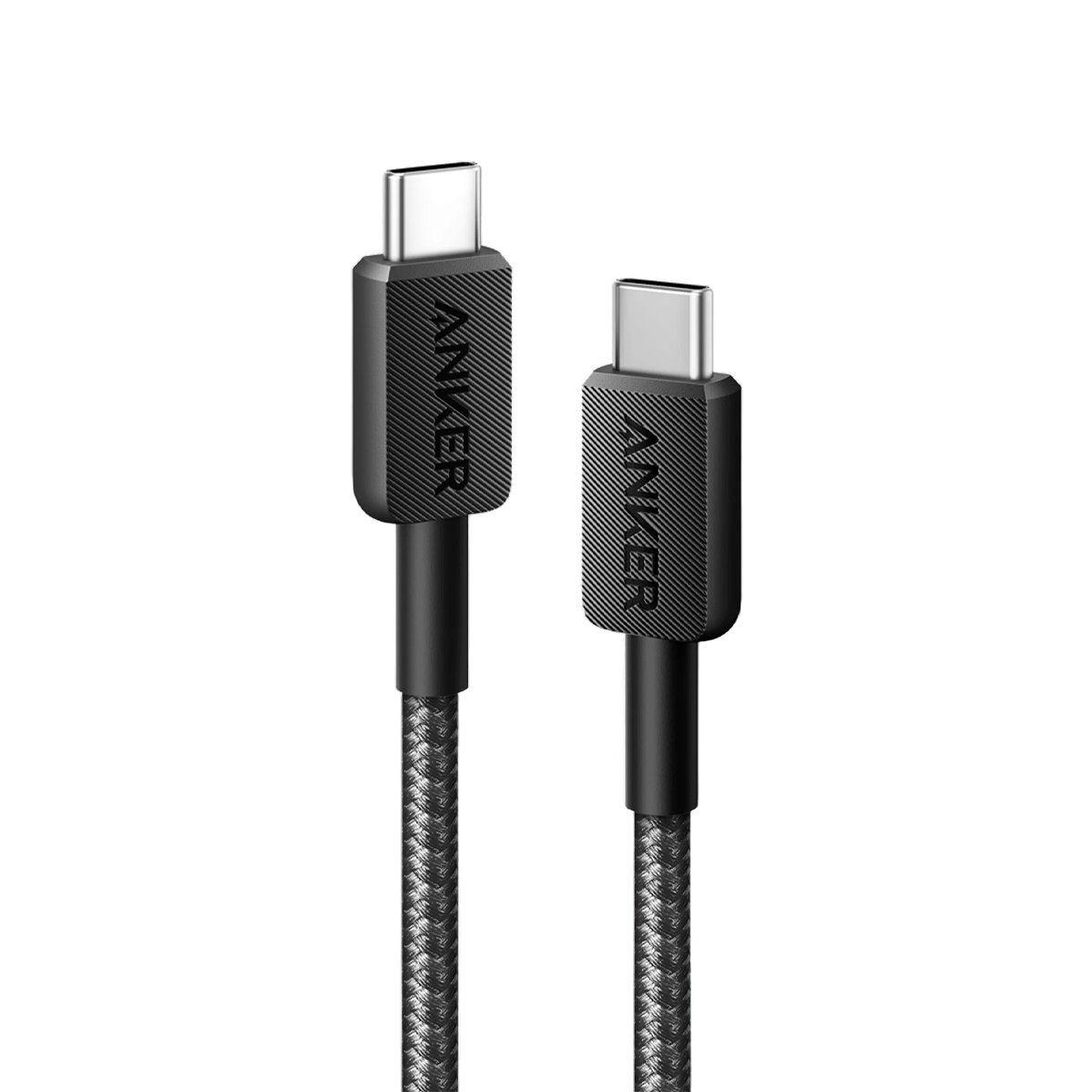 Кабель Anker 322 USB-C to USB-C Cable 0.9m - Black (A81F5G11)