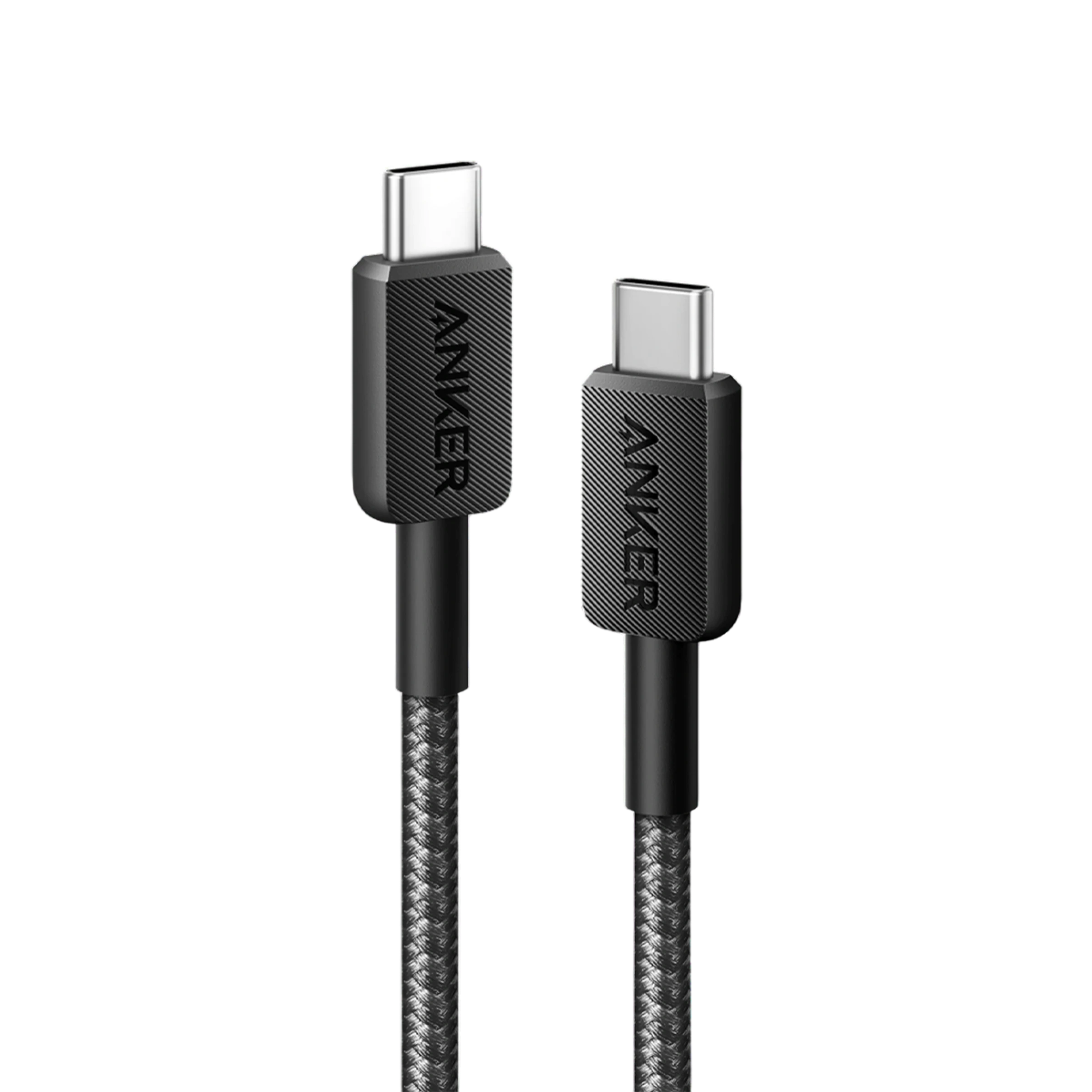 Кабель Anker 322 USB-C to USB-C Cable 0.9m - Black (A81F5G11)