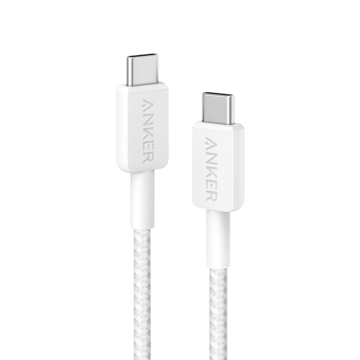 Кабель Anker 322 USB-C to USB-C Cable 0.9m - White (A81F5H21, A81F5G21)