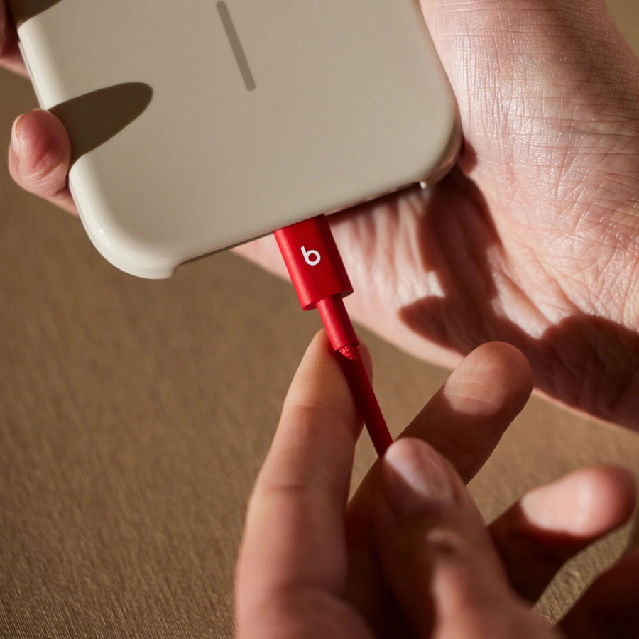 Кабель Beats USB‑C to USB‑C Braided Cable 3 m – Rapid Red (MHX94)