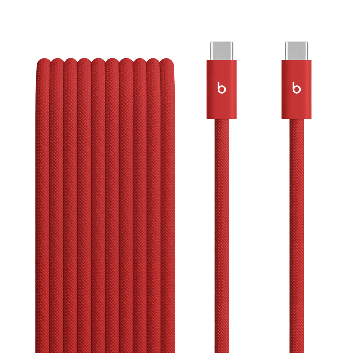 Кабель Beats USB‑C to USB‑C Braided Cable 3 m – Rapid Red (MHX94)