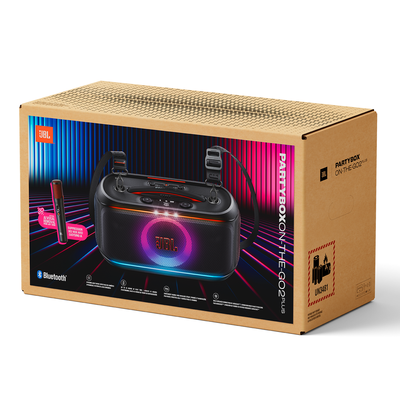 Колонка JBL PartyBox On-the-Go 2 Plus - Black (JBLPBOTG2PLB)