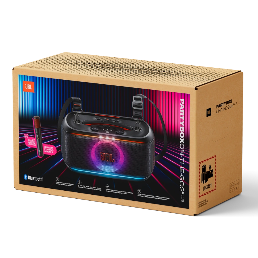 Колонка JBL PartyBox On-the-Go 2 Plus - Black (JBLPBOTG2PLB)