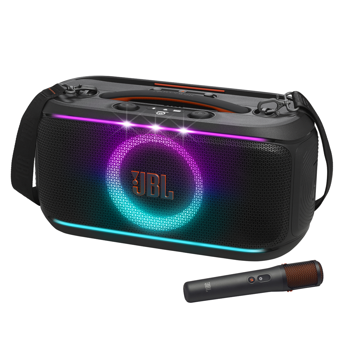 Колонка JBL PartyBox On-the-Go 2 Plus - Black (JBLPBOTG2PLB)