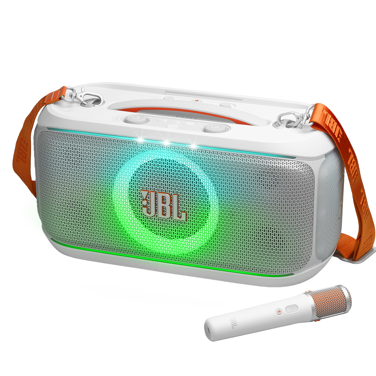 Колонка JBL PartyBox On-the-Go 2 Plus - White (JBLPBOTG2PLW)