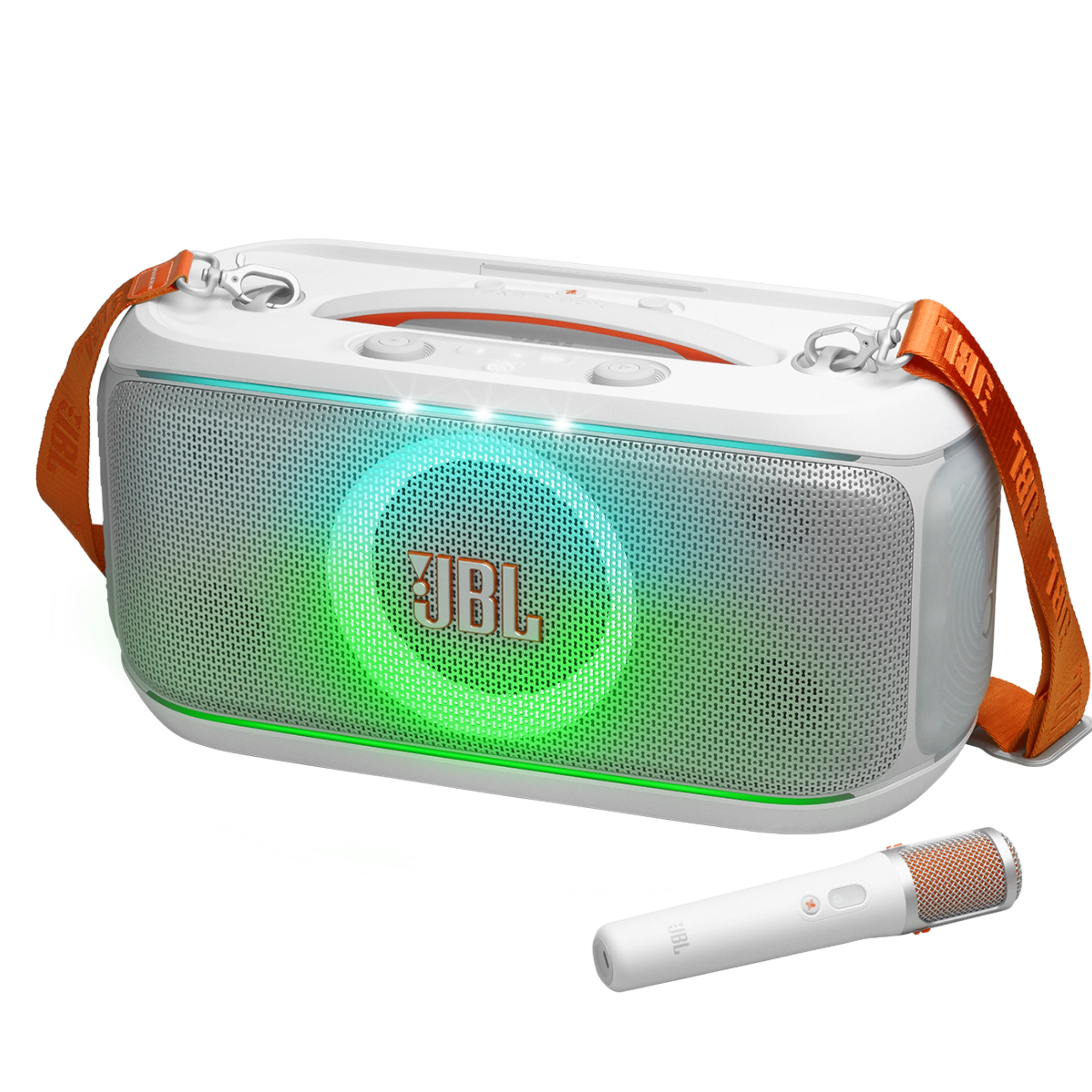 Колонка JBL PartyBox On-the-Go 2 Plus - White (JBLPBOTG2PLW)