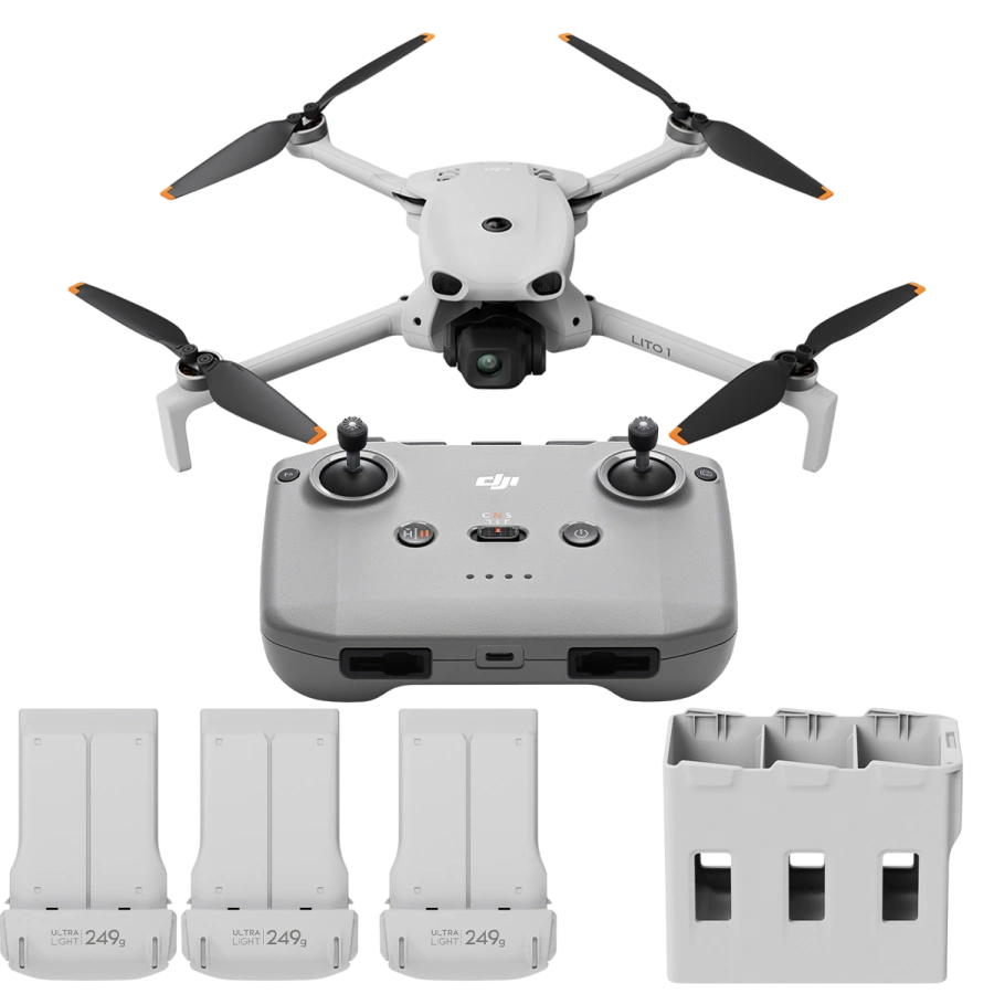 Квадрокоптер DJI Lito 1 Fly More Combo [DJI RC-N3] (CP.MA.00000991.01)