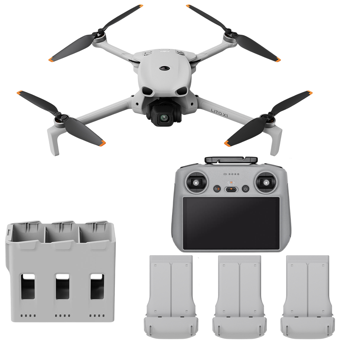 Квадрокоптер DJI Lito X1 Fly More Combo Plus [DJI RC 2]