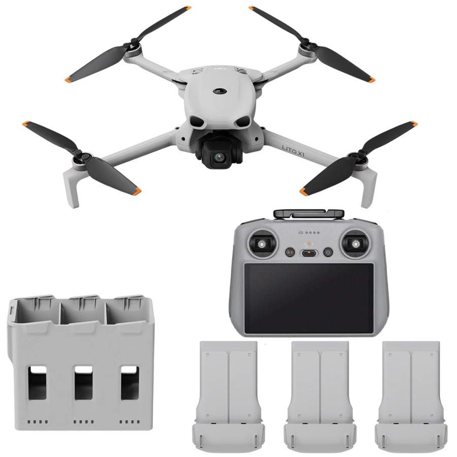 Квадрокоптер DJI Lito X1 Fly More Combo Plus [DJI RC 2] (CP.MA.00000975.01)