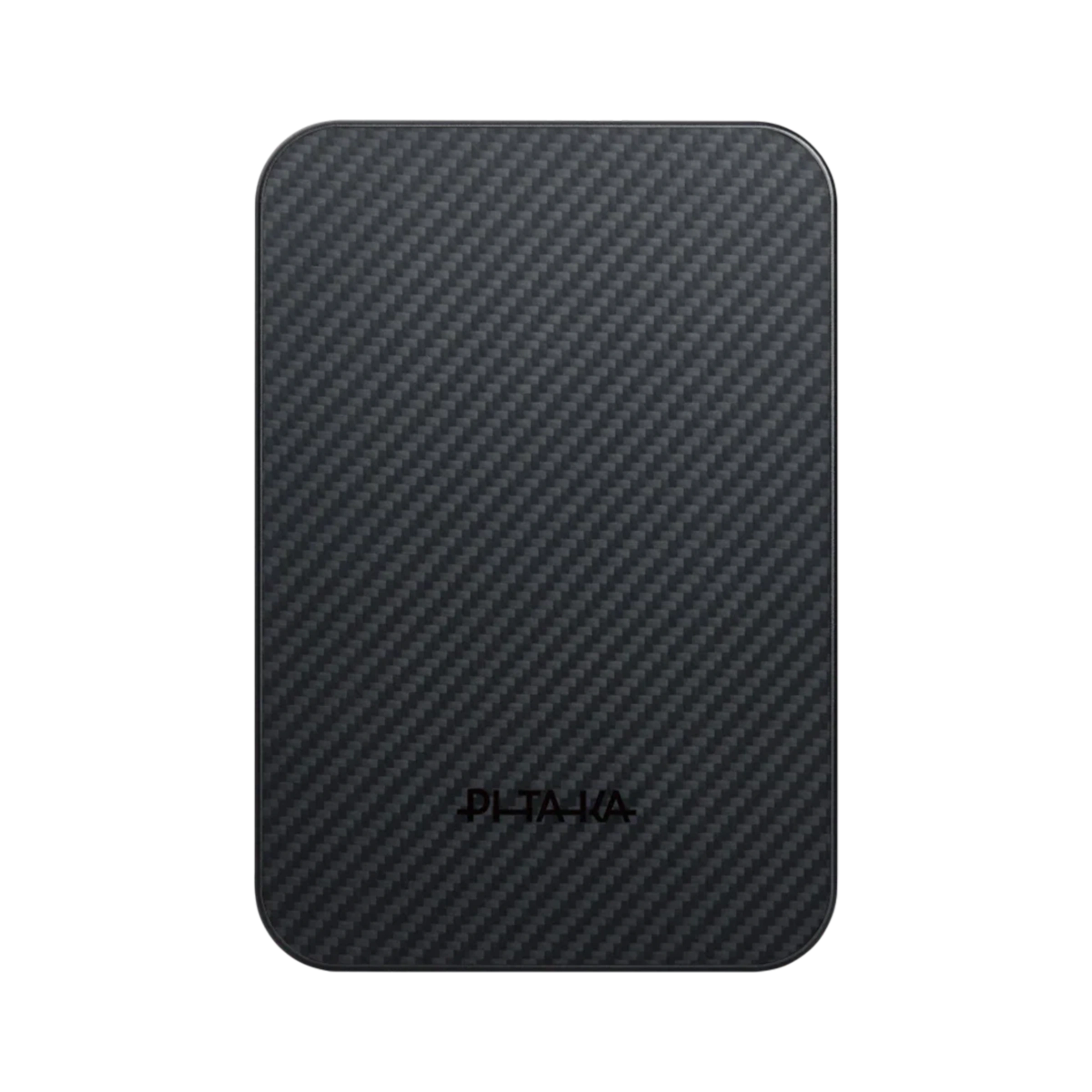 Магнитный павербанк Pitaka Aramid Fiber Magnetic Power Bank Qi2 10000mAh - Black/Grey [Twill] (PBQ2501)