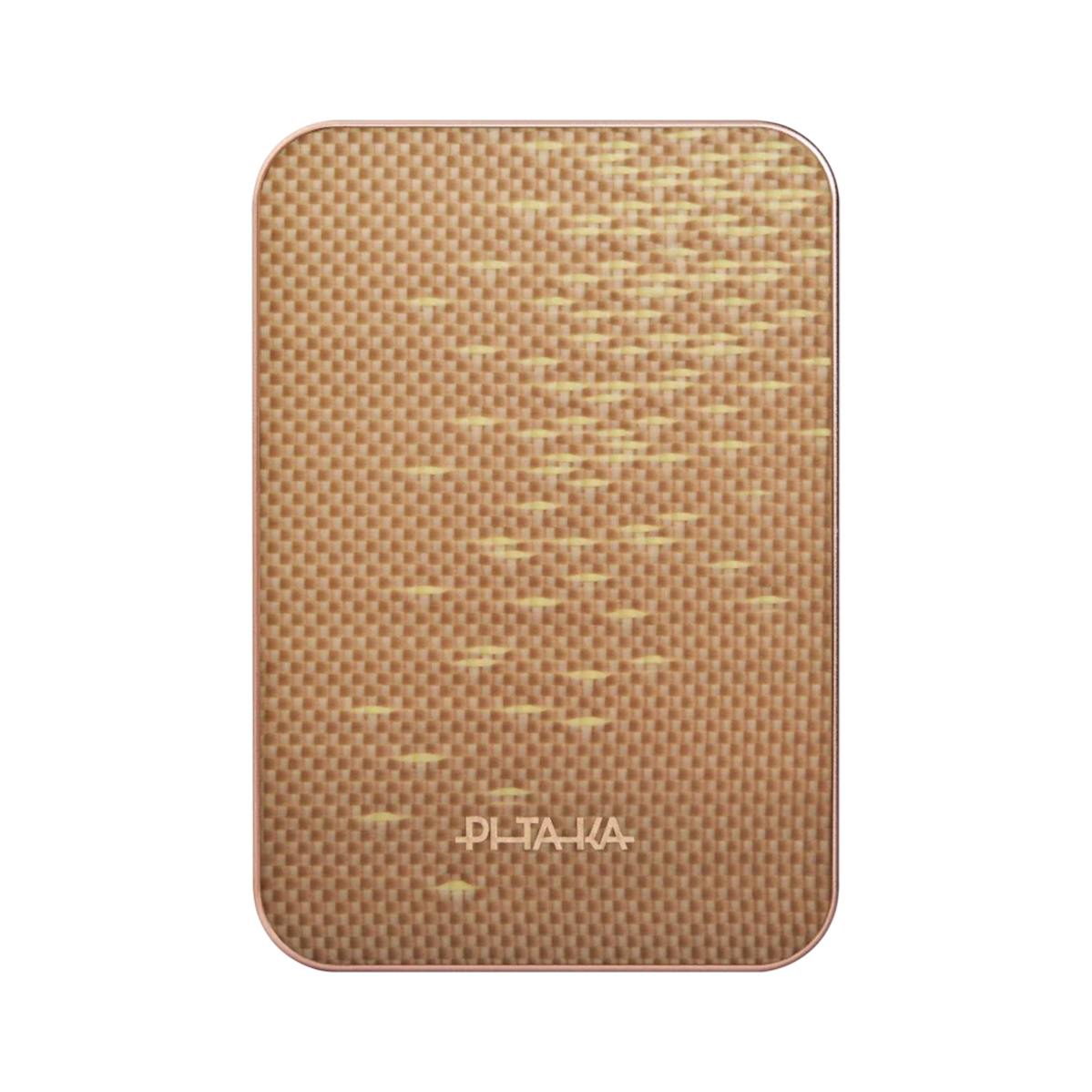 Магнитный павербанк Pitaka Aramid Fiber Magnetic Power Bank Qi2 10000mAh - Golden Glint