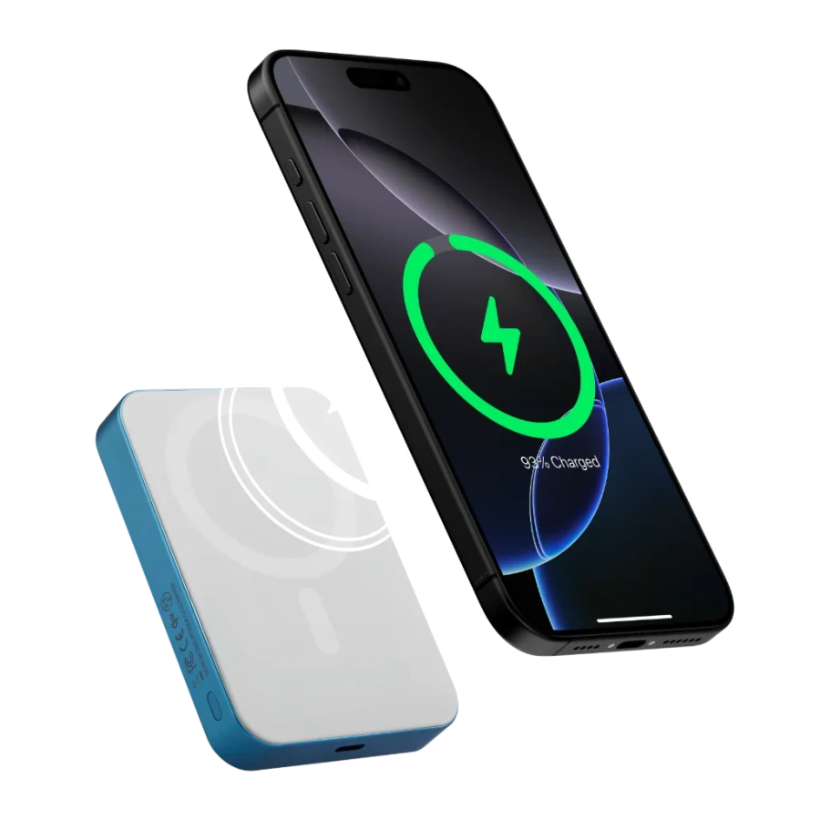 Магнітний павербанк Pitaka Aramid Fiber Magnetic Power Bank Qi2 10000mAh - Lucid Blue