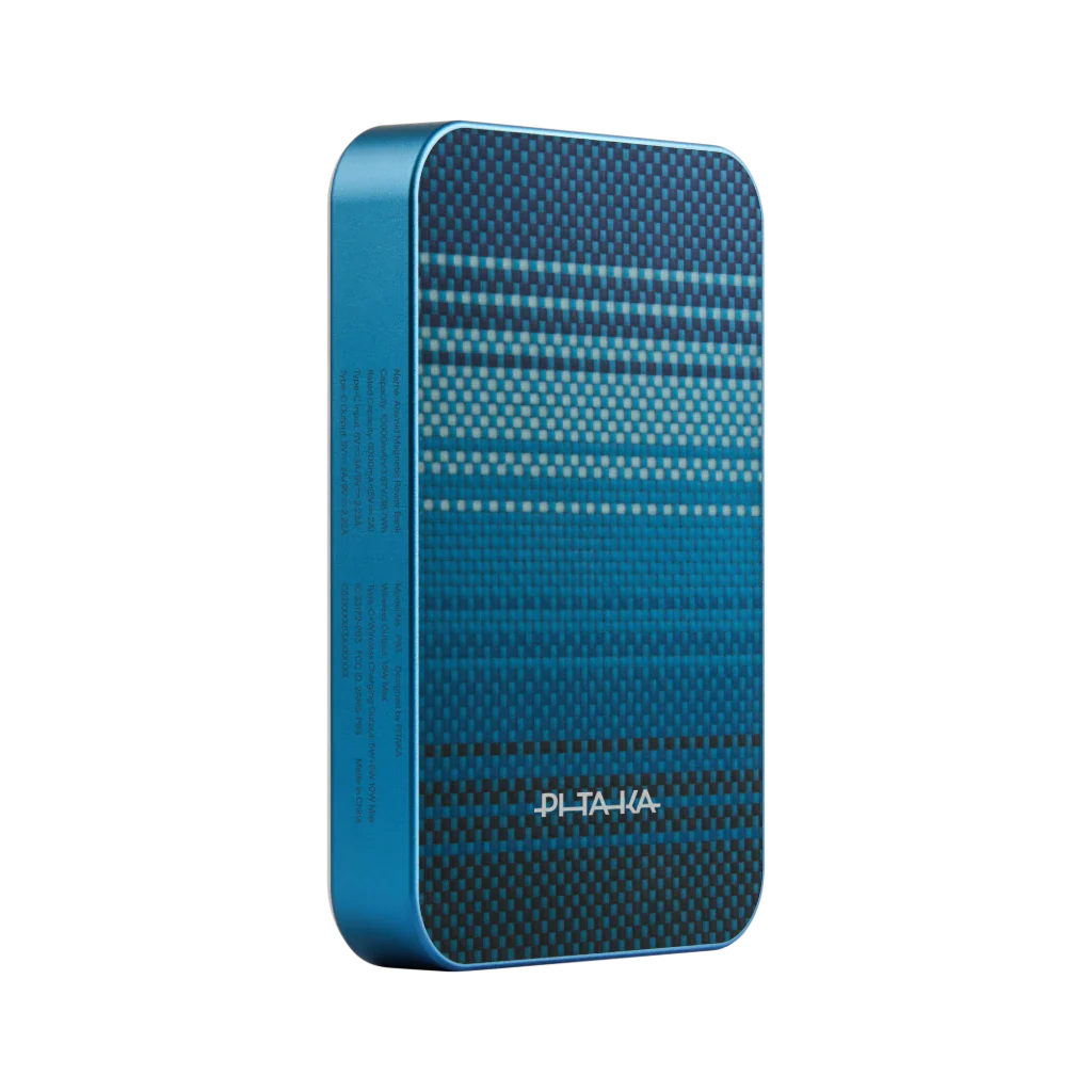 Магнитный павербанк Pitaka Aramid Fiber Magnetic Power Bank Qi2 10000mAh - Moonrise (PBQ2503)