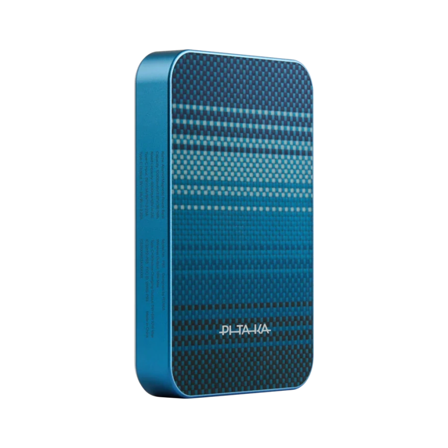 Магнітний павербанк Pitaka Aramid Fiber Magnetic Power Bank Qi2 10000mAh - Moonrise (PBQ2503)