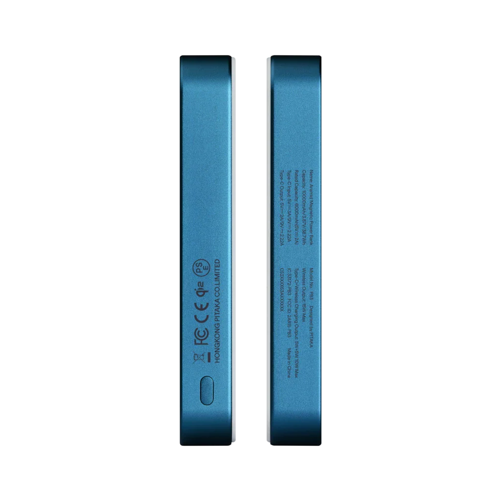 Магнитный павербанк Pitaka Aramid Fiber Magnetic Power Bank Qi2 10000mAh - Moonrise (PBQ2503)