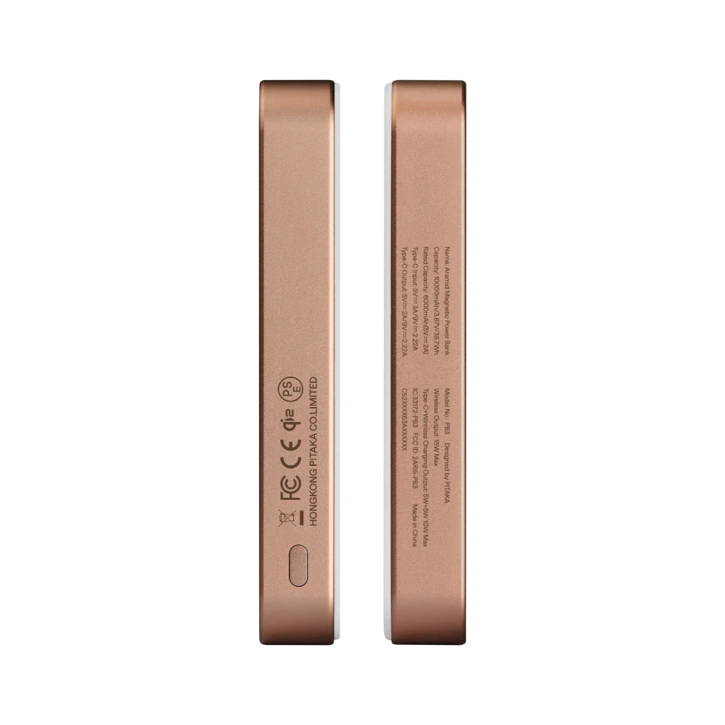 Магнитный павербанк Pitaka Aramid Fiber Magnetic Power Bank Qi2 10000mAh - Sunset (PBQ2502)