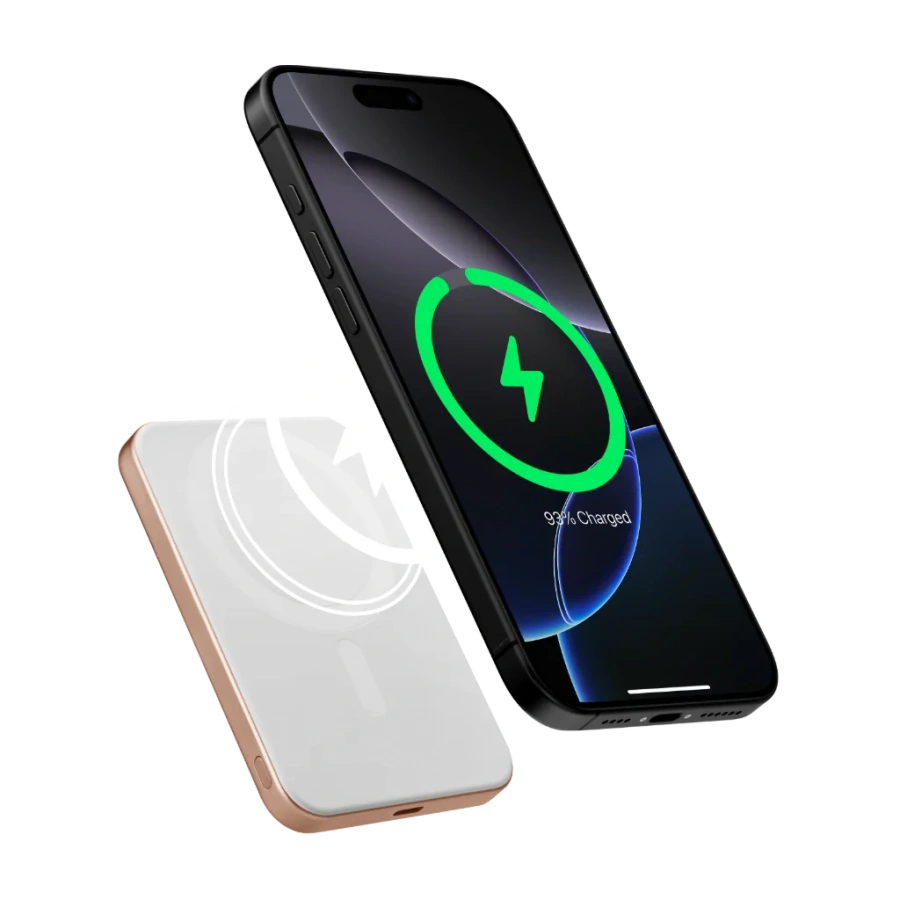 Магнітний павербанк Pitaka Aramid Fiber Magnetic Power Bank Qi2 5000mAh - Golden Glint