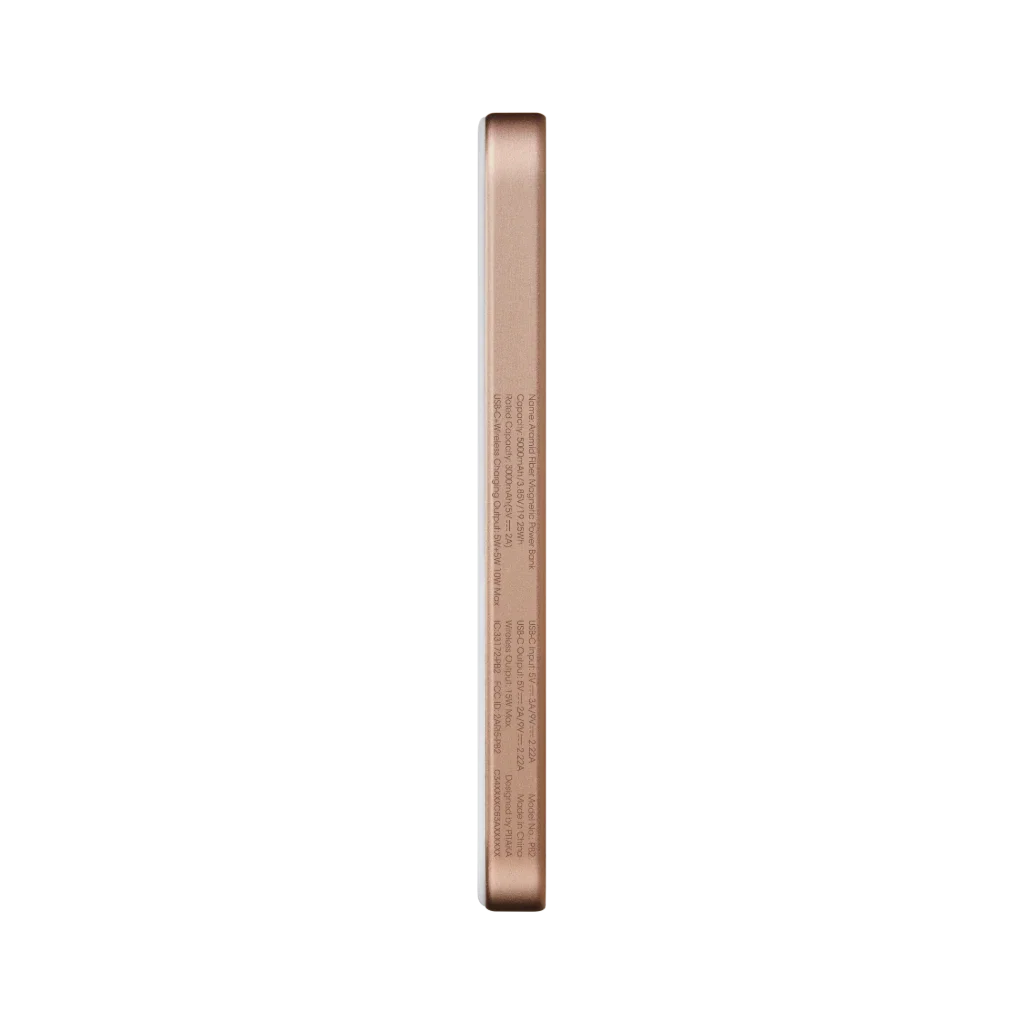 Магнітний павербанк Pitaka Aramid Fiber Magnetic Power Bank Qi2 5000mAh - Golden Glint