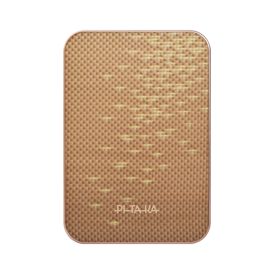 Магнітний павербанк Pitaka Aramid Fiber Magnetic Power Bank Qi2 5000mAh - Golden Glint