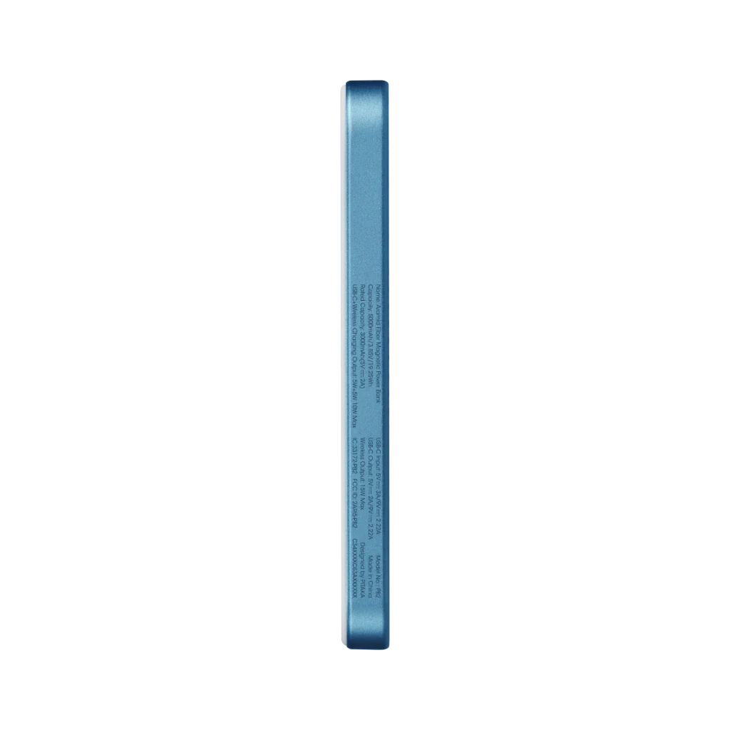 Магнітний павербанк Pitaka Aramid Fiber Magnetic Power Bank Qi2 5000mAh - Lucid Blue