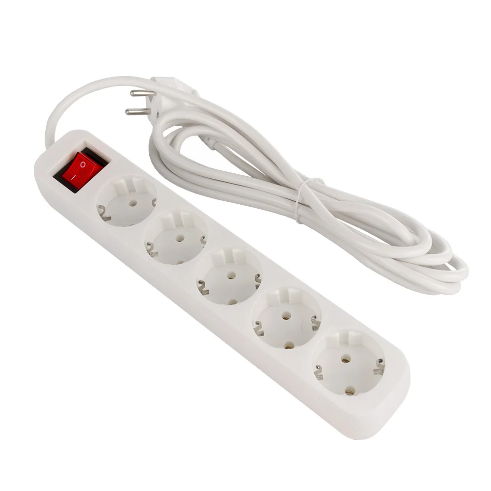 Сетевой фильтр-удлинитель ColorWay 5 розеток/3M (CW-PSEA53W)