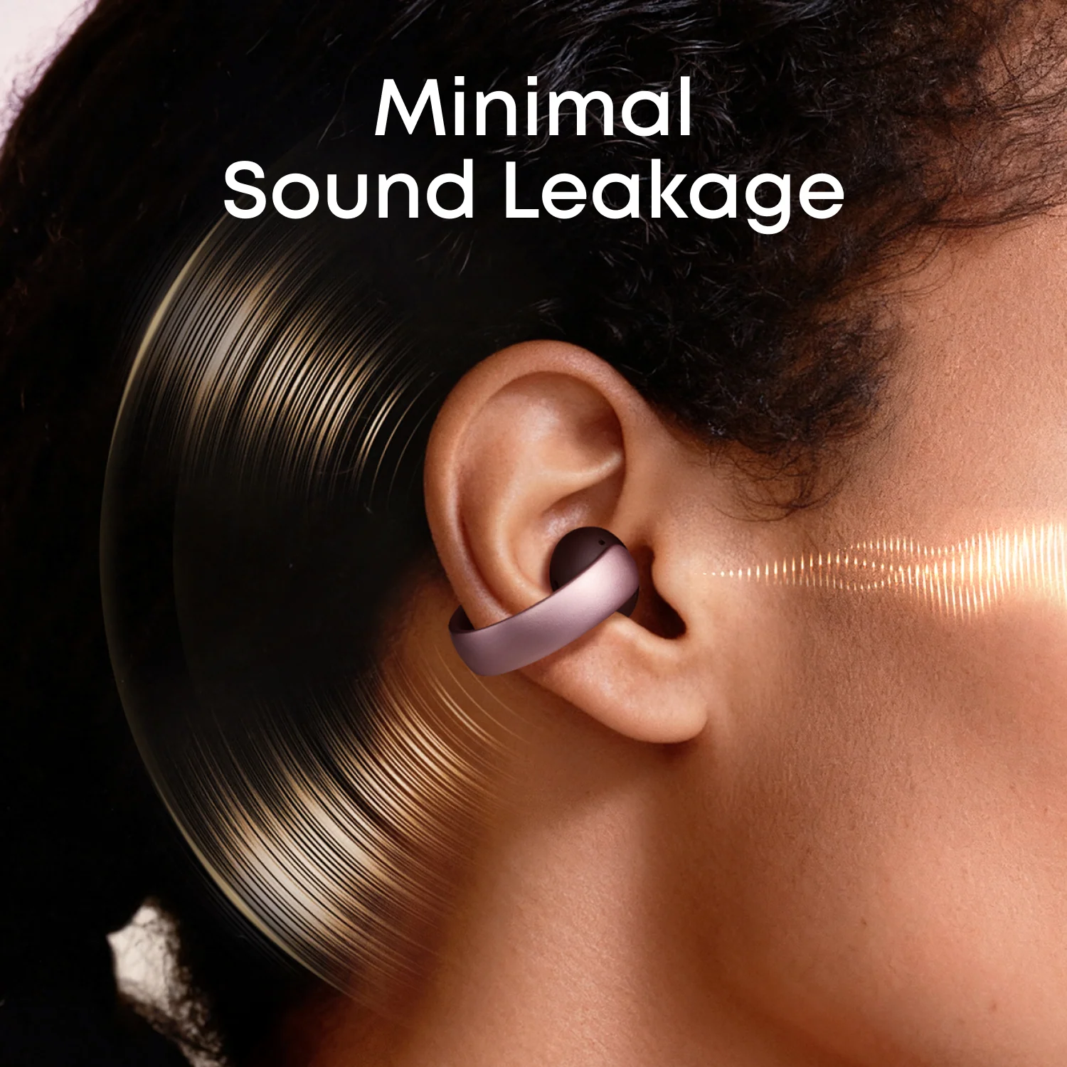 Наушники Anker SoundCore AeroClip Open-Ear Clip-On Earbuds - Pink