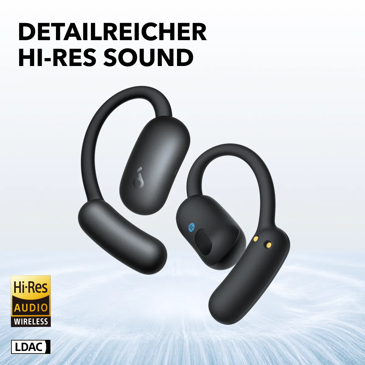 Навушники Anker SoundCore AeroFit 2 Open-Ear Earbuds - Black (A3874G11)