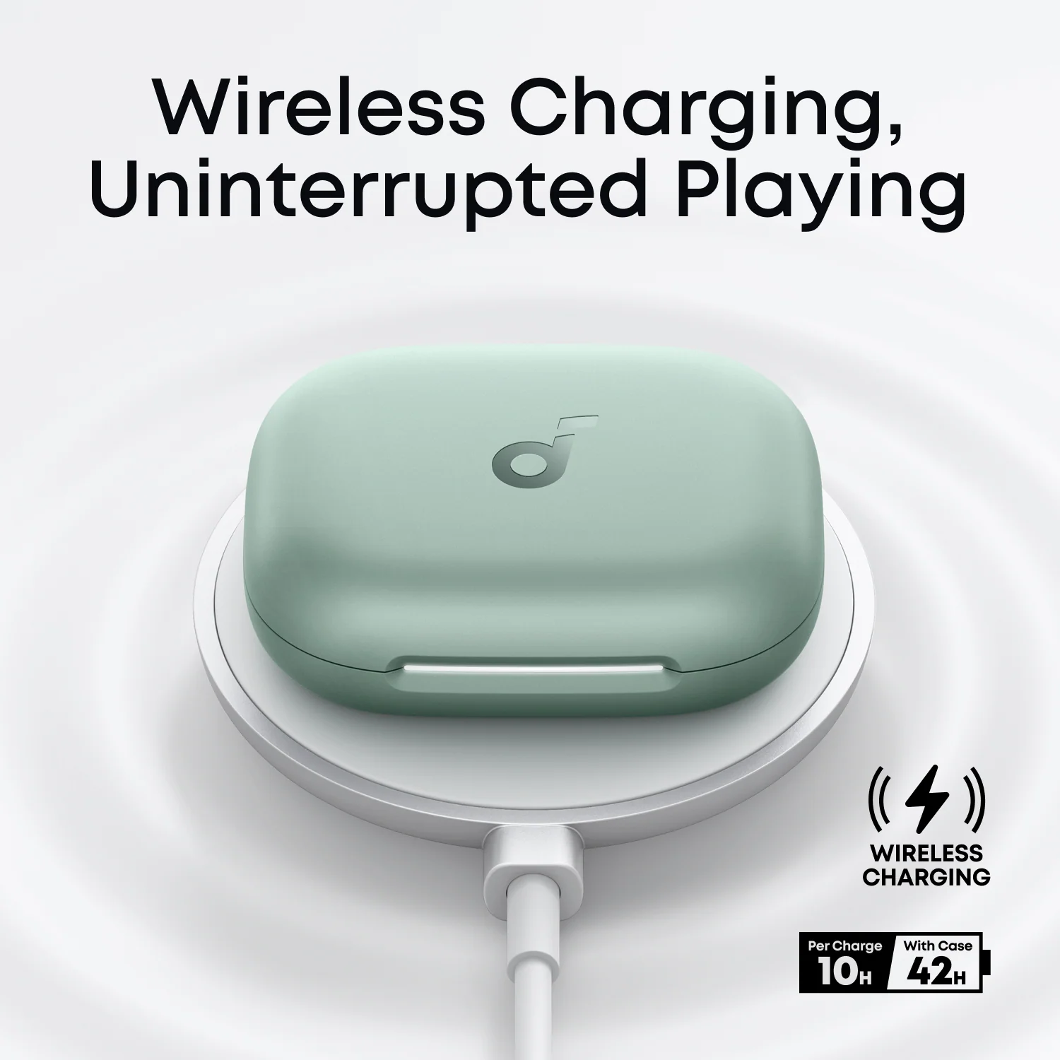 Навушники Anker SoundCore AeroFit 2 Open-Ear Earbuds - Green (A3874G61)