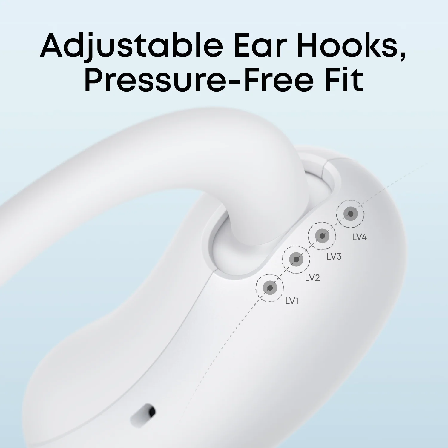 Навушники Anker SoundCore AeroFit 2 Open-Ear Earbuds - White (A3874G21)