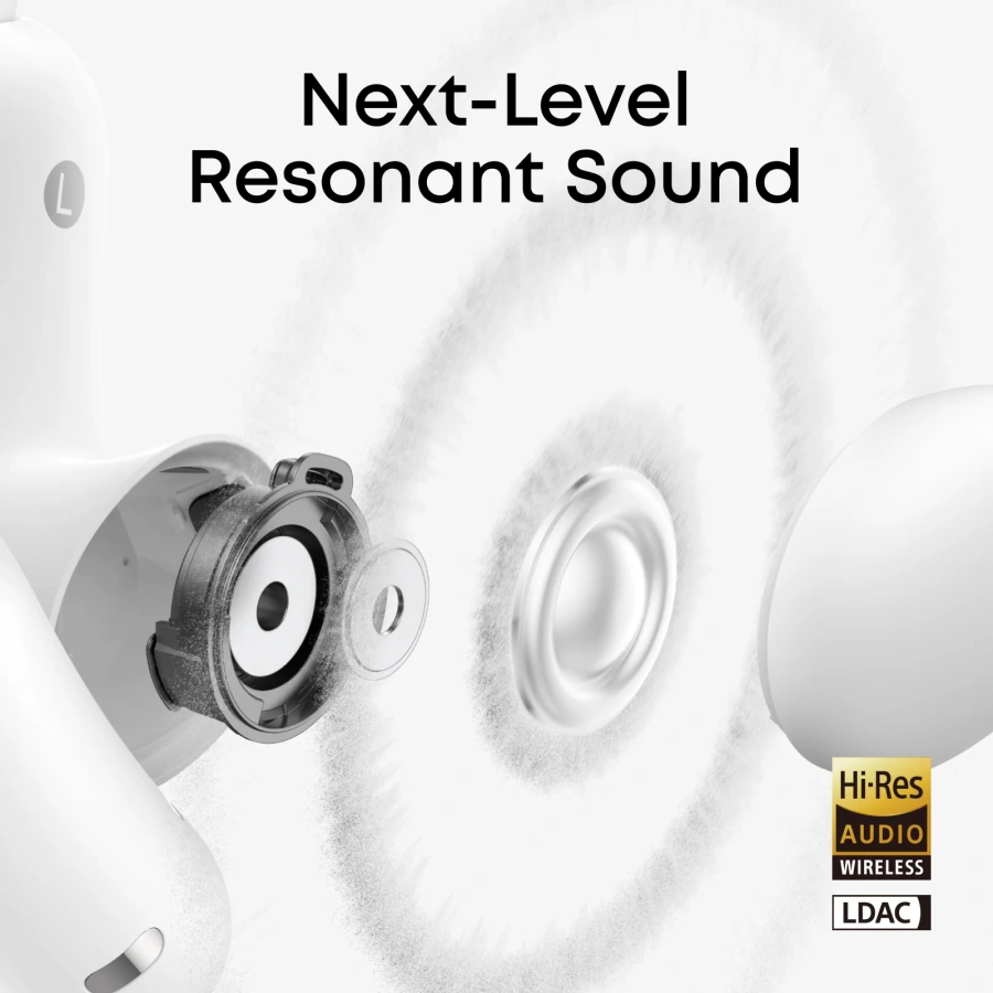 Навушники Anker SoundCore AeroFit 2 Pro Dual-Form Earbuds with Open-Ear - Gloss White (A3875G21)