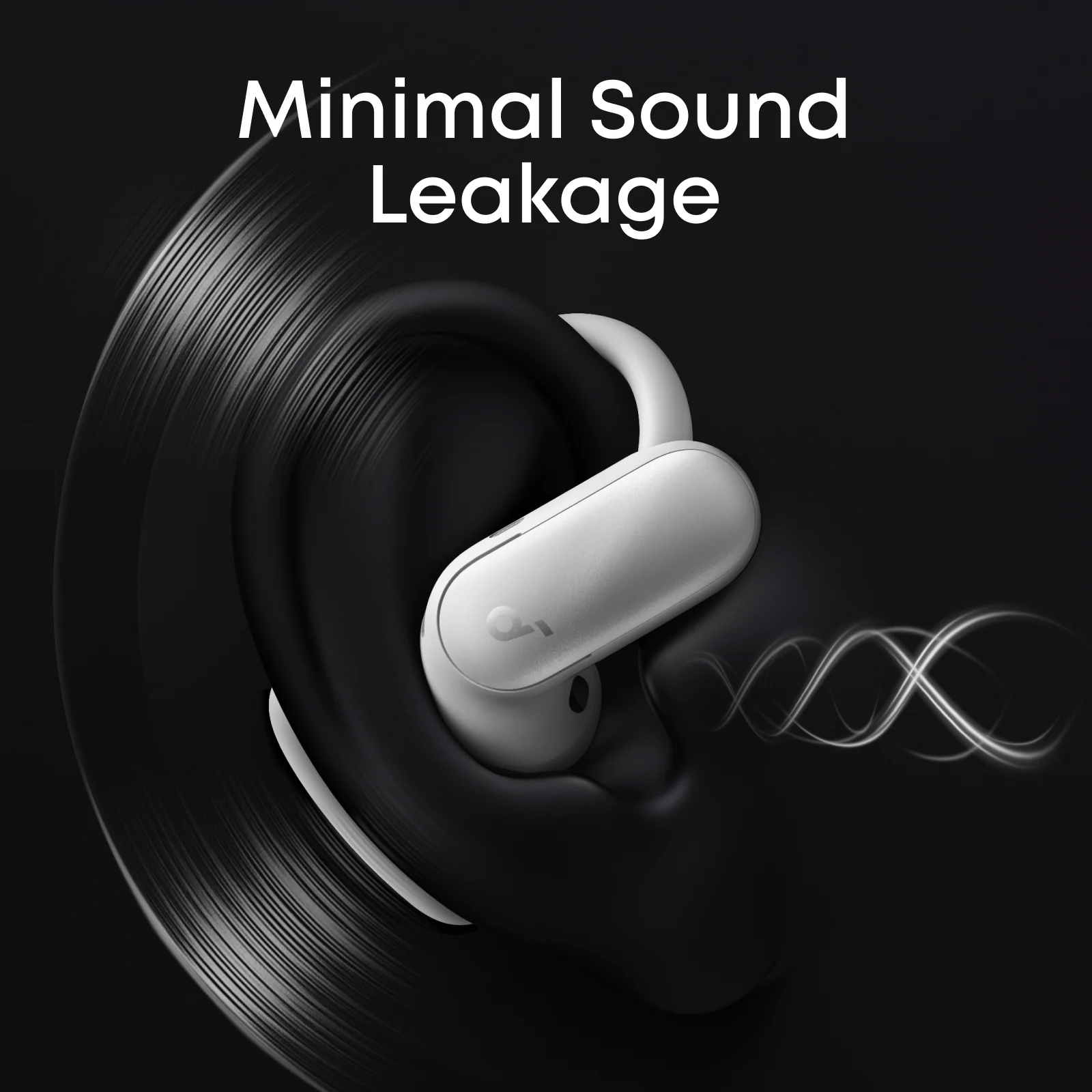 Навушники Anker SoundCore AeroFit 2 Pro Dual-Form Earbuds with Open-Ear - Gloss White (A3875W)