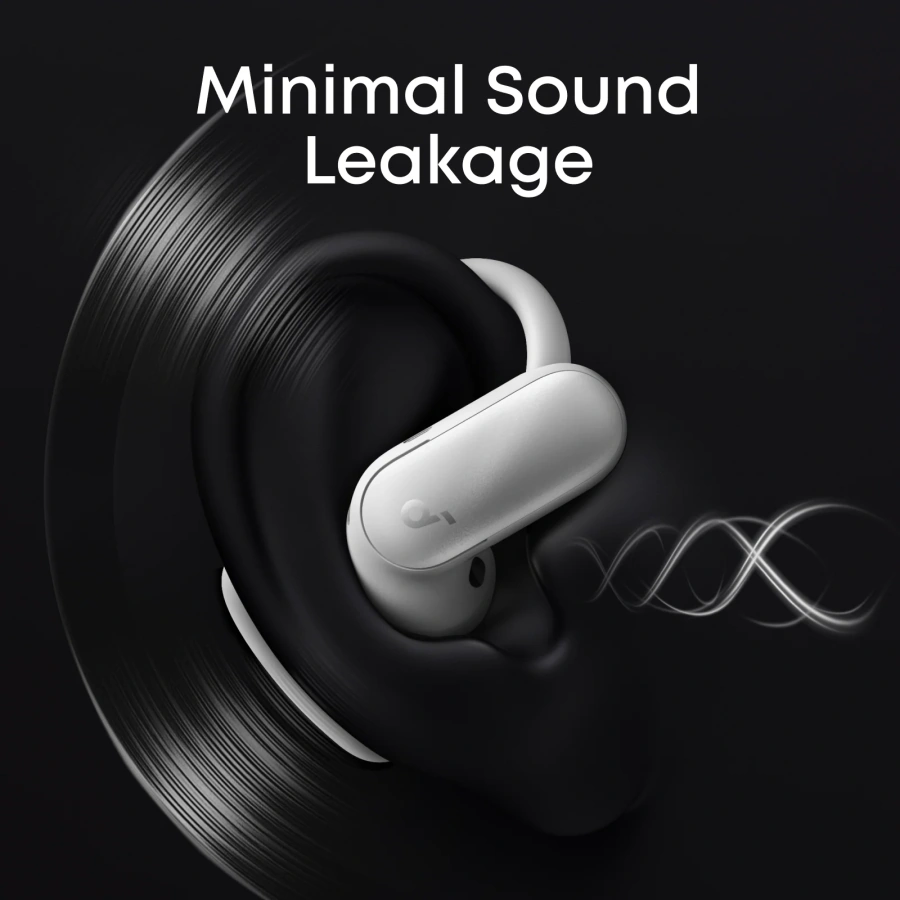 Навушники Anker SoundCore AeroFit 2 Pro Dual-Form Earbuds with Open-Ear - Gloss White (A3875G21)