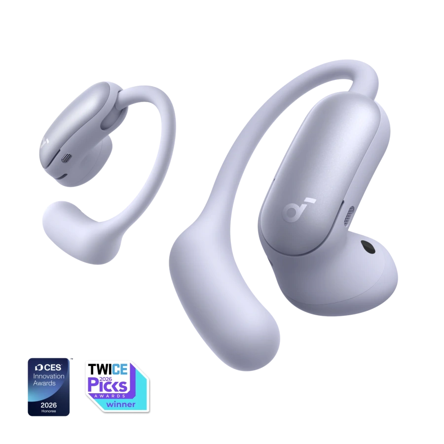 Навушники Anker SoundCore AeroFit 2 Pro Dual-Form Earbuds with Open-Ear - Matte Purple (A3875GQ1)